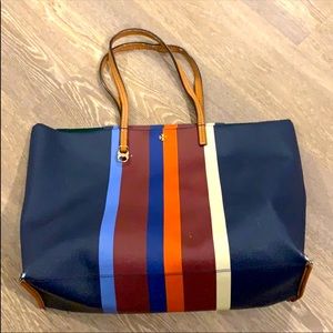 Tory Burch Kerrington Striped Tote